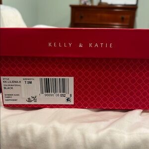 Kelly & Katie Black Sandals